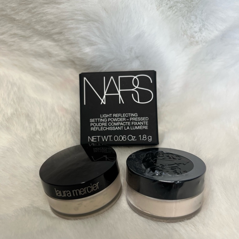 NARS, KVD, Laura Mercier setting powders